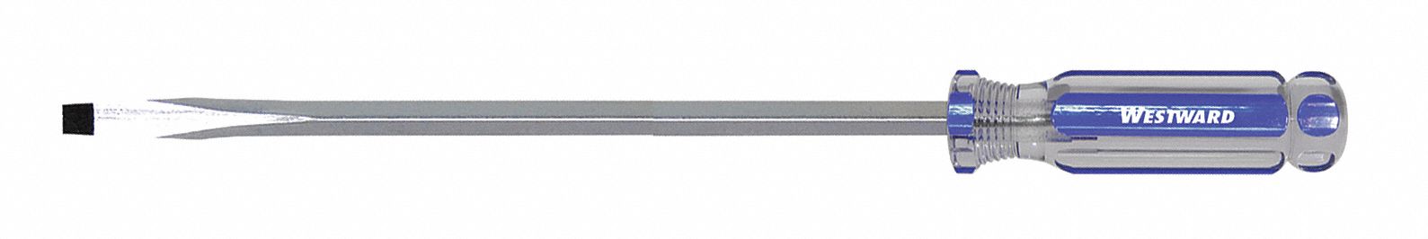 GENERAL PURPOSE SLOTTED SCREWDRIVER, ⅜ IN TIP SIZE, 14½ IN OVERALL L, 10 IN SHANK L