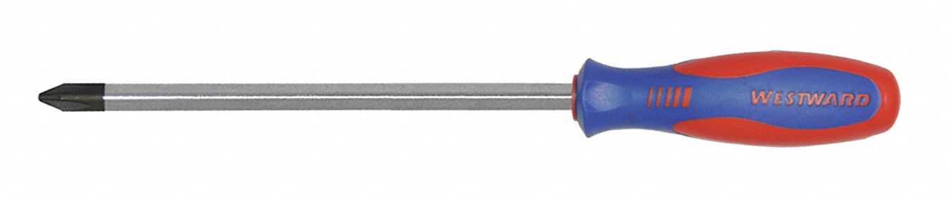 GENERAL PURPOSE PHILLIPS SCREWDRIVER, #4 TIP SIZE, 12 3/4 IN OVERALL L, 8 IN SHANK L