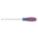 GENERAL PURPOSE SLOTTED SCREWDRIVER, 3/16 IN TIP SIZE, 10 IN OVERALL L, 6 IN SHANK L