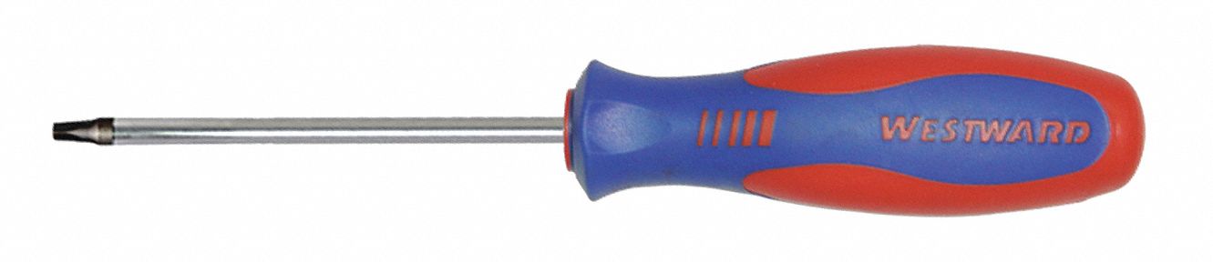 GENERAL PURPOSE SQUARE SCREWDRIVER, #2 TIP SIZE, 8 1/2 IN OVERALL L, 4 IN SHANK L