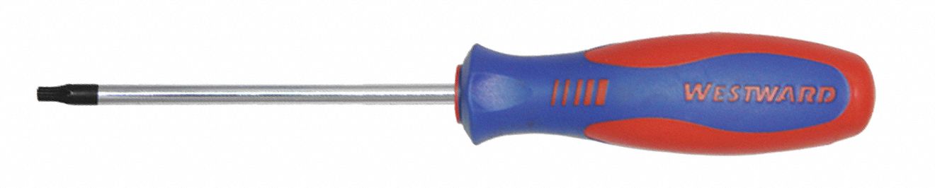 GENERAL PURPOSE TORX SCREWDRIVER, T25 TIP SIZE, 8 IN OVERALL L, 4 IN SHANK L