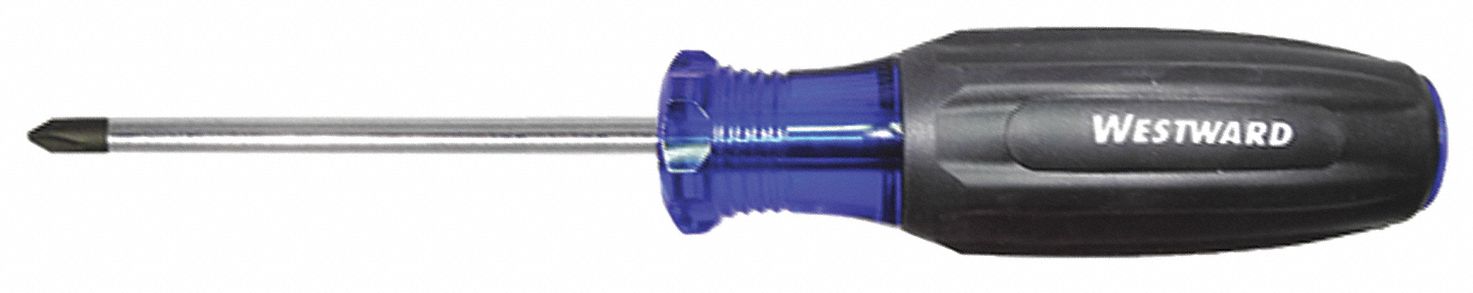 GENERAL PURPOSE PHILLIPS SCREWDRIVER, #1 TIP SIZE, 6 3/4 IN OVERALL L, 3 IN SHANK L