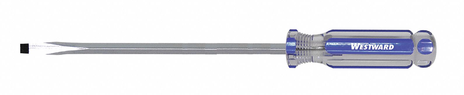GENERAL PURPOSE SLOTTED SCREWDRIVER, 5/16 IN TIP SIZE, 12½ IN OVERALL L, 8 IN SHANK L
