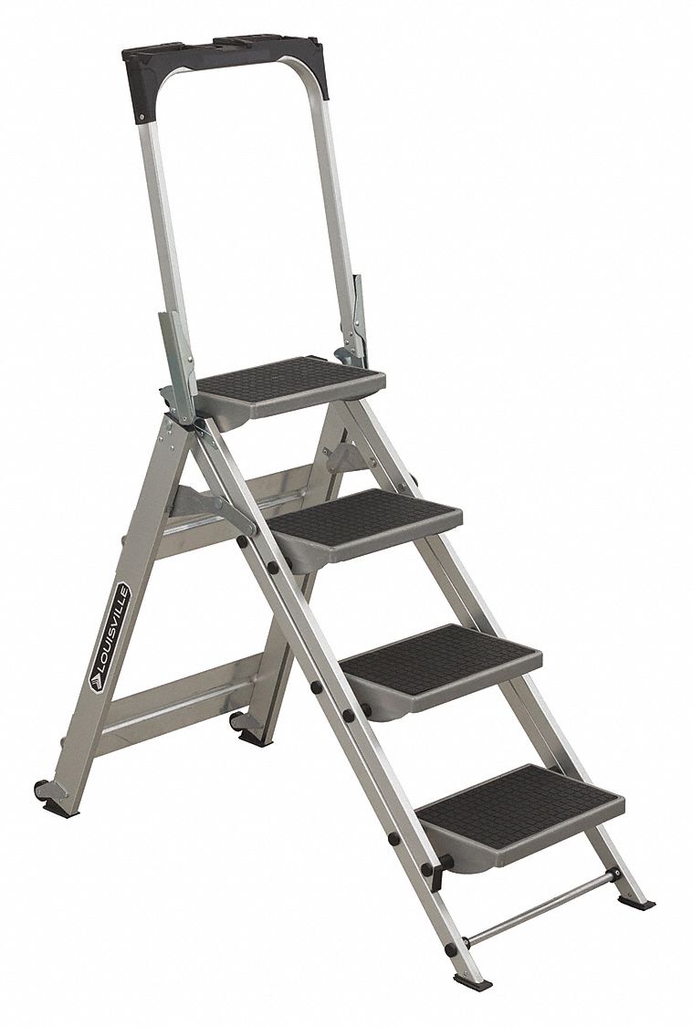 LOUISVILLE 4 Steps 35 in Top Step Ht Step Stool 401M55 L 2011