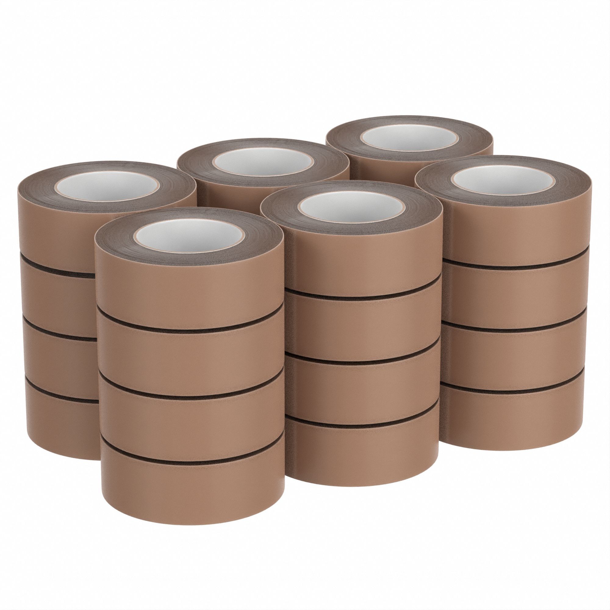 Carton Sealing Tape: 1.8 mil Tape Thick, 3 in x 110 yd, 371, 24 PK