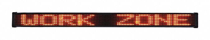 MESSAGE DISPLAY SIGN,AMBER,LED