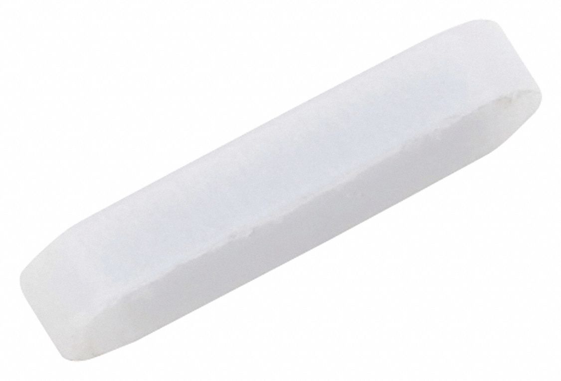 Stirring Bar: Micro, PTFE, 7 mm Overall Lg, 2 mm Dia, Autoclavable, White