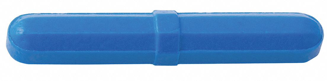 Stirring Bar: Octagon, PTFE, 51 mm Overall Lg, 8 mm Dia, Autoclavable, Blue