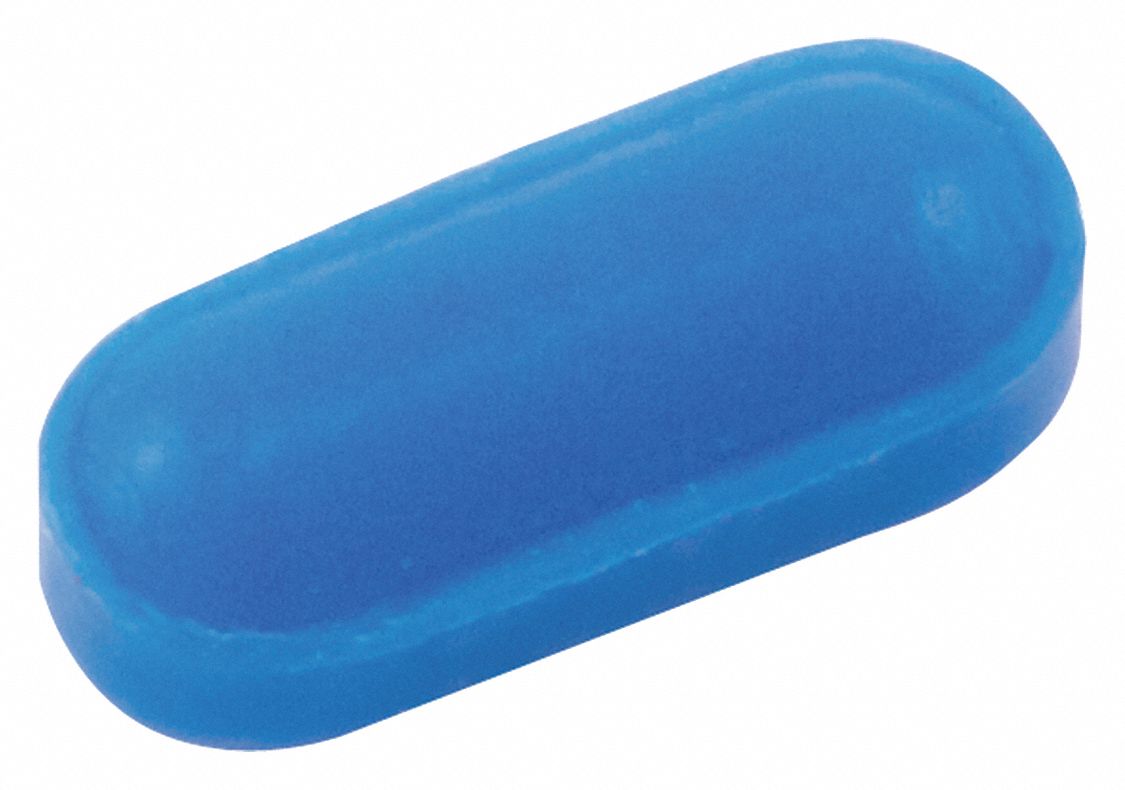 Stirring Bar: Micro, PTFE, 5 mm Overall Lg, 2 mm Dia, Autoclavable, Blue