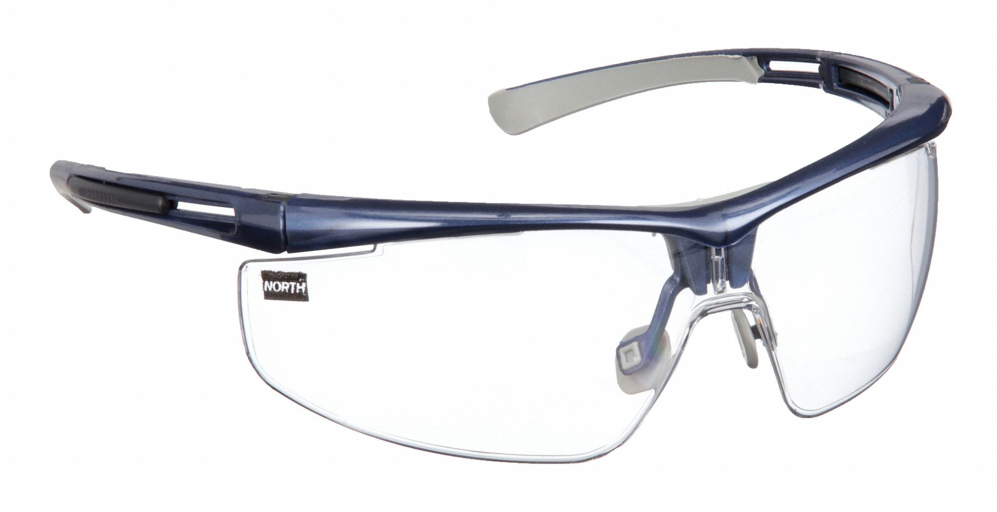 Safety Glasses, Blue Frame, Narrow