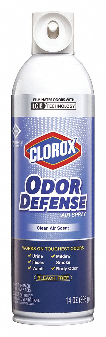 CLOROX Odor Eliminator, Clean Air Fragrance, 14 oz. Aerosol Can, Liquid ...