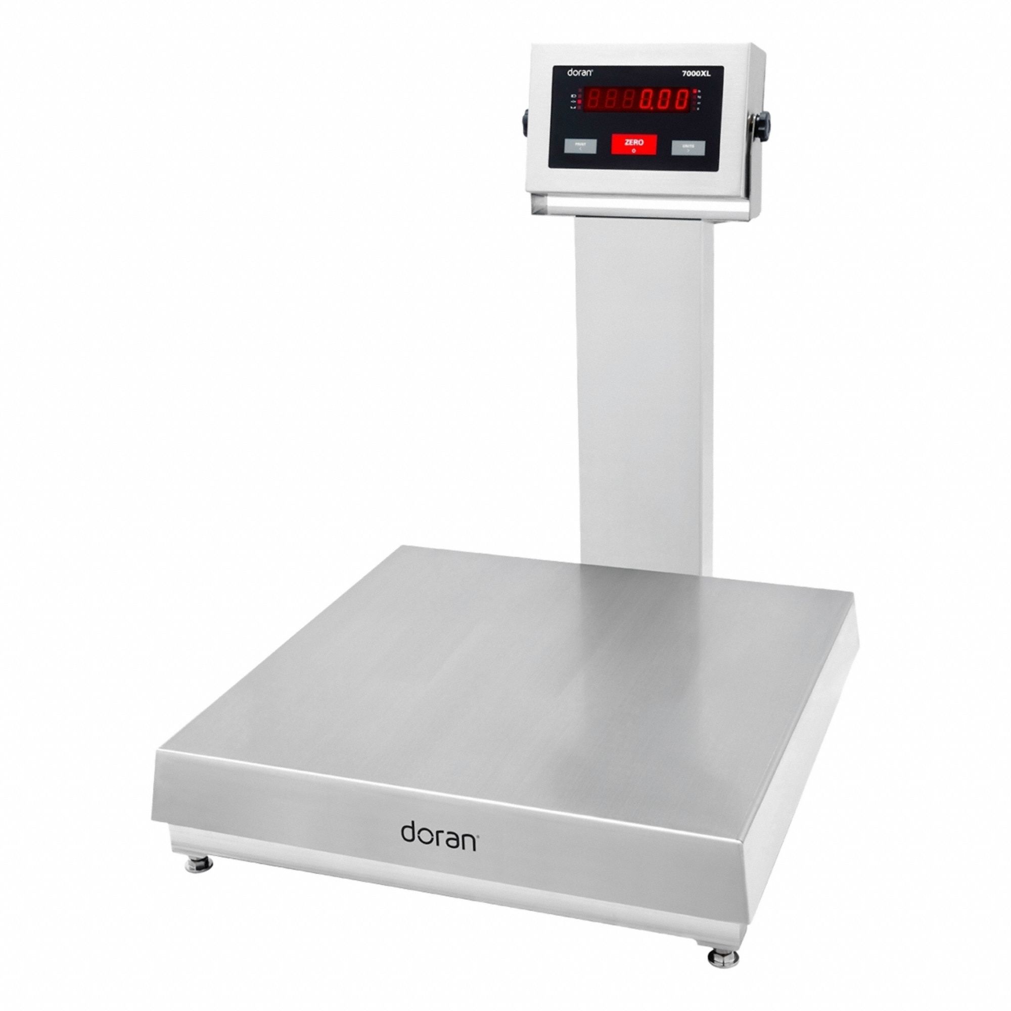 Bench Scale: 1, 000 lb Wt Capacity, 24 in Weighing Surface Dp, 24 in Weighing Surface Wd, LED