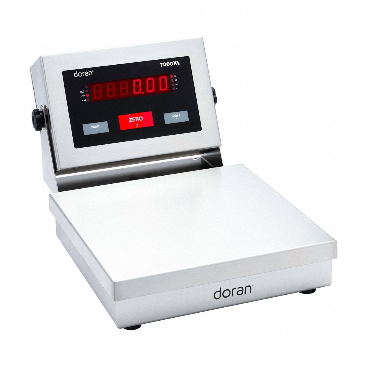 Bench Scale: 200 lb Wt Capacity, 15 in Weighing Surface Dp, 15 in Weighing Surface Wd, LED
