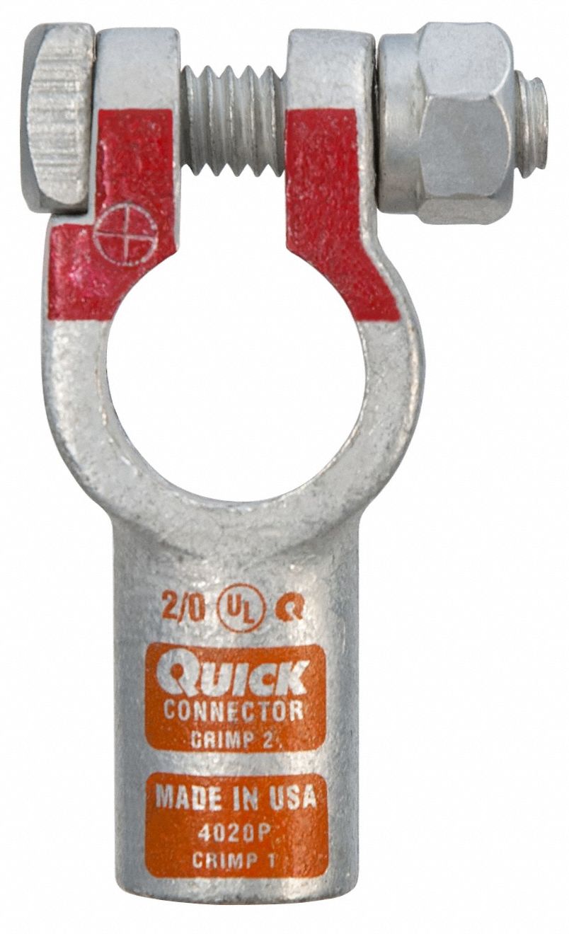 QUICKCABLE 4020-525-001P Battery Terminal,Straight,Crimp 5LLU8