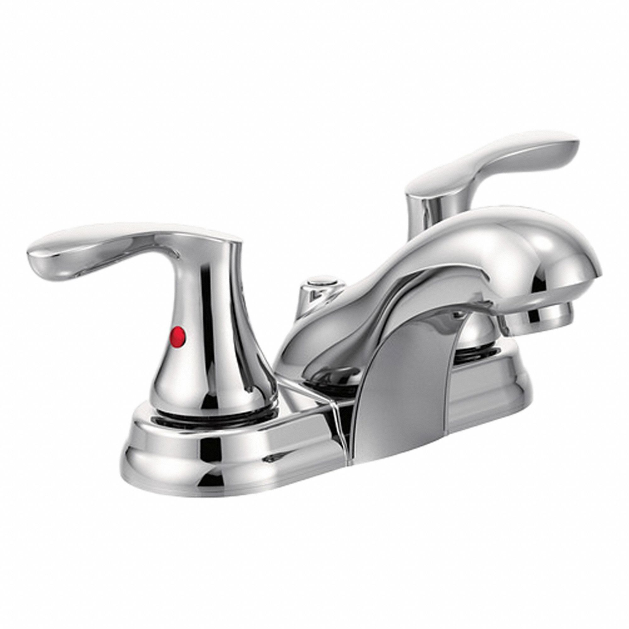 Bathroom Faucet: Cornerstone, Metal, Chrome Finish, 1.2 gpm Flow Rate, Arc