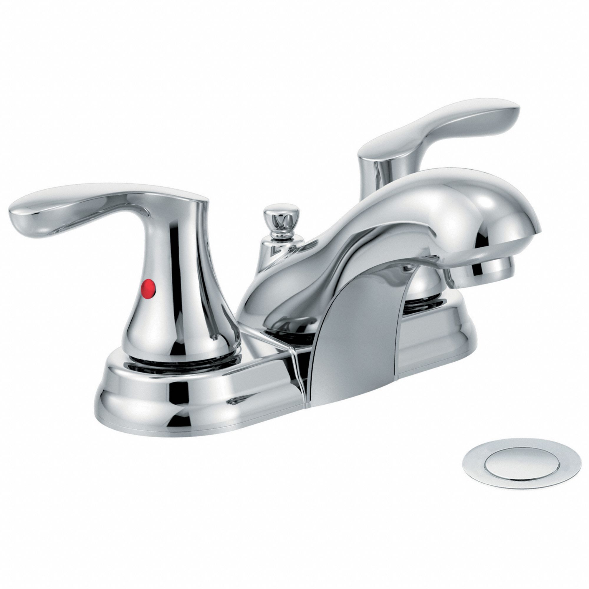 Bathroom Faucet: Cornerstone®, Chrome Finish, 1.5 gpm Flow Rate, Manual