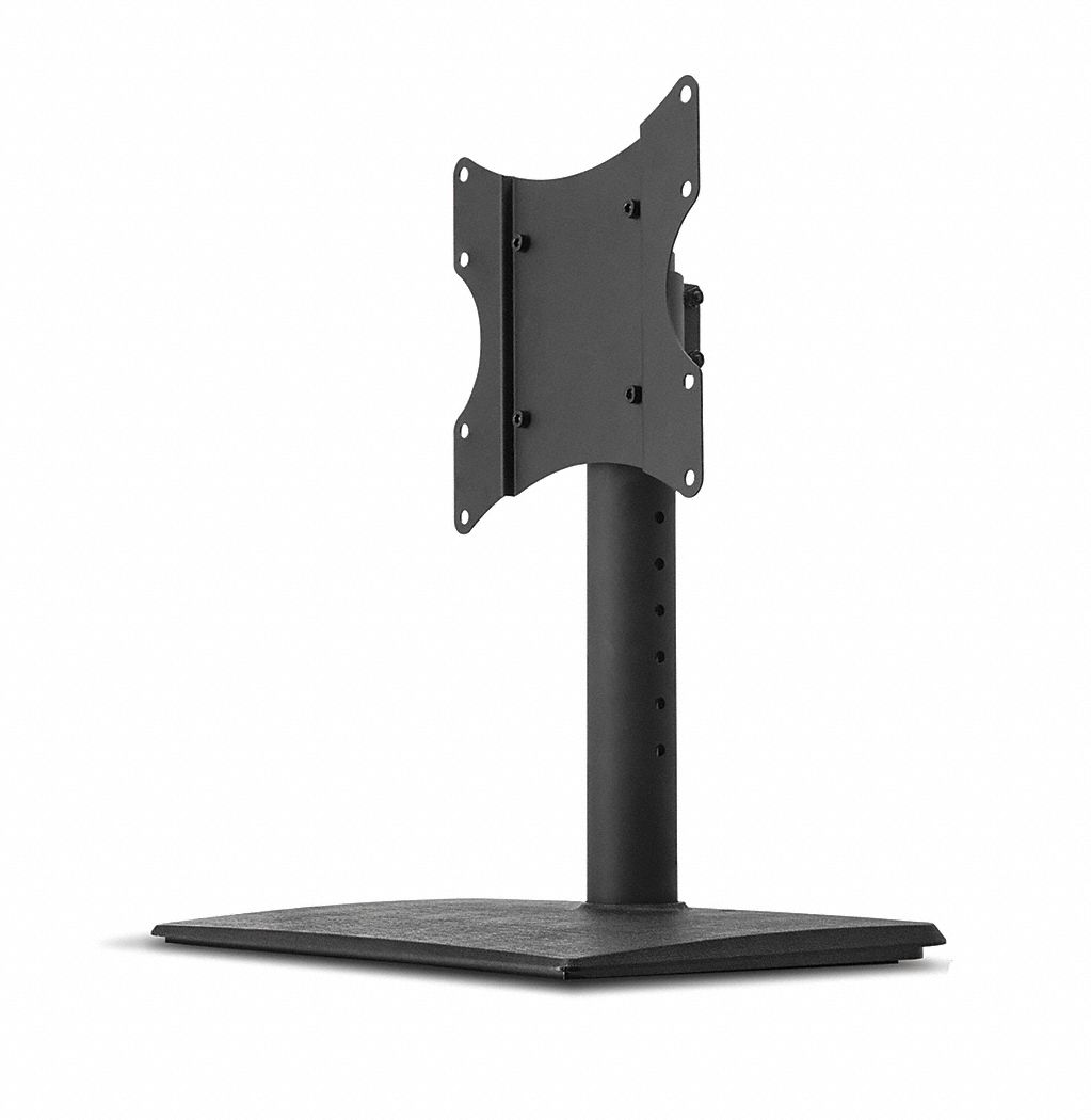Desktop TV Stand: Adj, 45 lb Load Capacity, Television