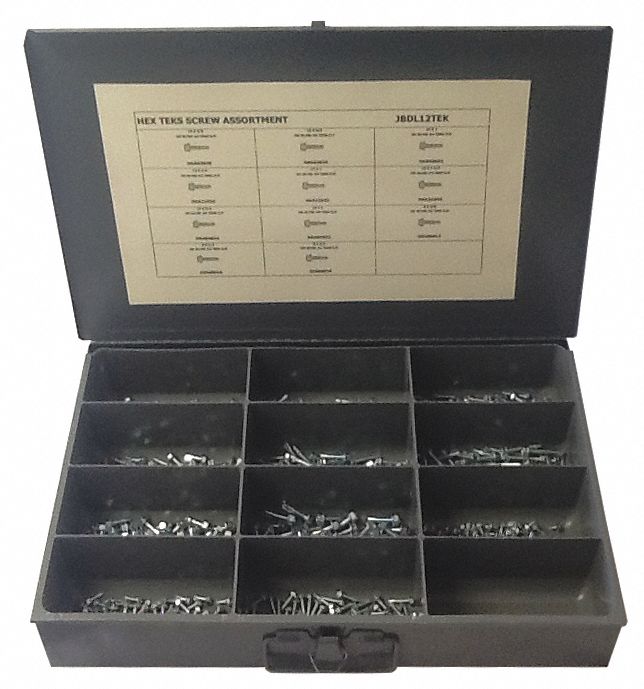 Teks Screw Assortment 550 pcs.
