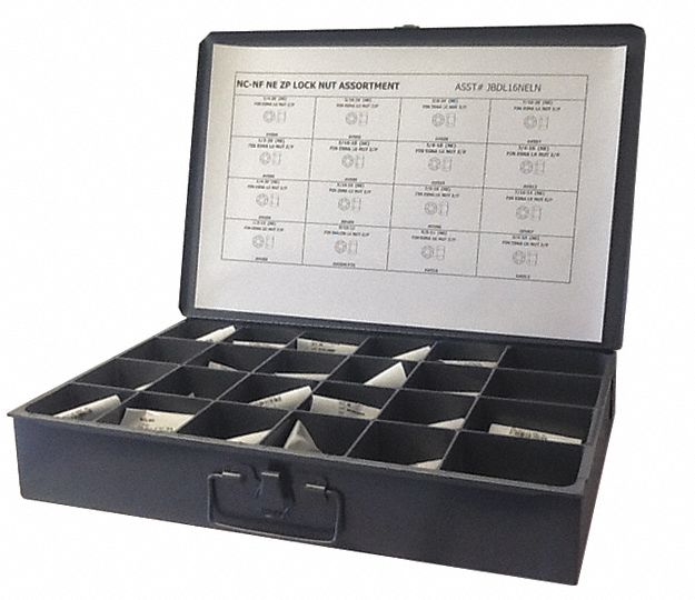 Nut Asrt Zinc Plated Steel 450PK