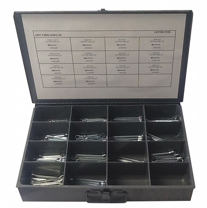 Pin Assortment 14 Sizes 225 pcs.