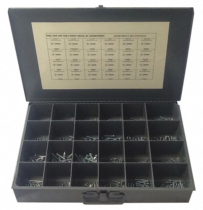 Tapping Screw Assortment 600 pcs.