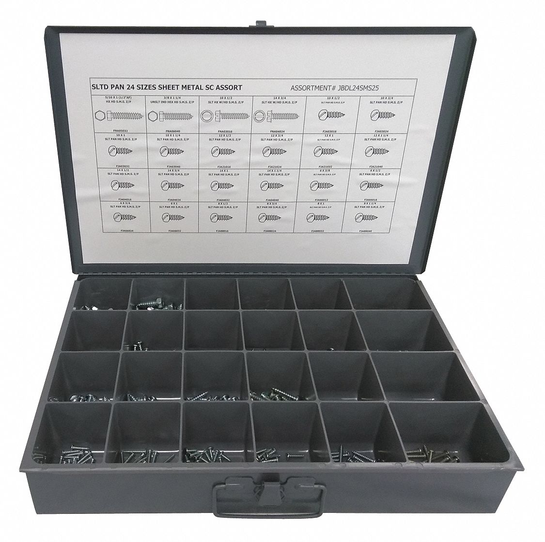 Tapping Screw Assortment 600 pcs.