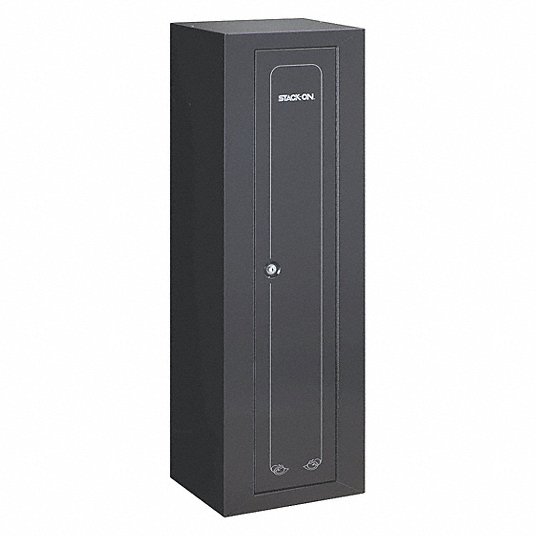 Black for sale online Stack-On STACK-GCB910 Steel 10-Gun Compact Security Cabinet 
