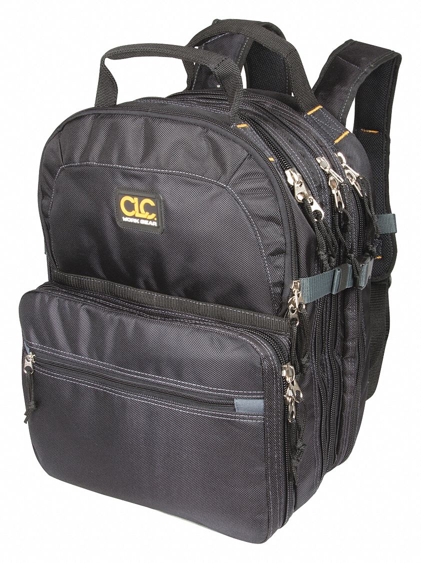 CLC Tool Backpack 6 Outside Pockets, 69 Inside Pockets, 13 in Overall