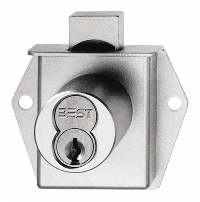 BEST Coreless Deadbolt Lock, For Door Thickness (In.) 13/4, Satin Brass 402T26