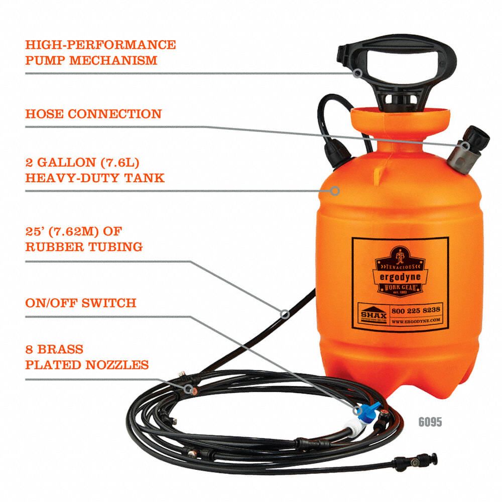 ERGODYNE Misting System 402W666095 Grainger