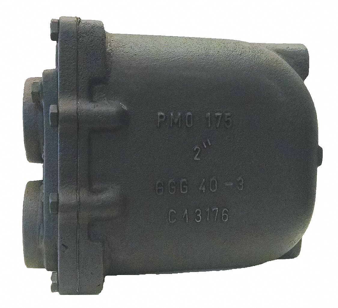 Steam Trap: Cast Iron, 2 in FNPT, 56, 609 lb/hr, 175 psi Max., 450°F Max., C Pattern