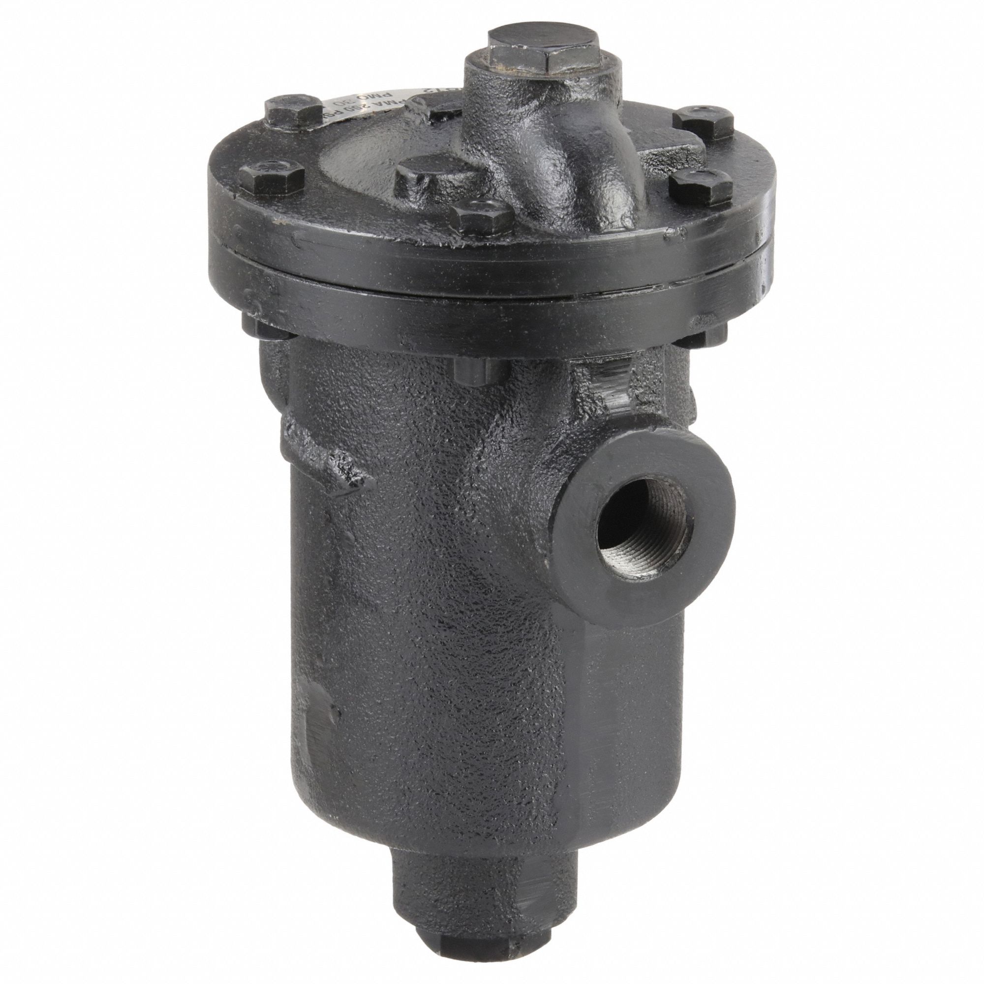 Steam Trap: Cast Iron, 3/4 in FNPT, 2, 060 lb/hr, 200 psi Max., 450°F Max., Strainer Not Included