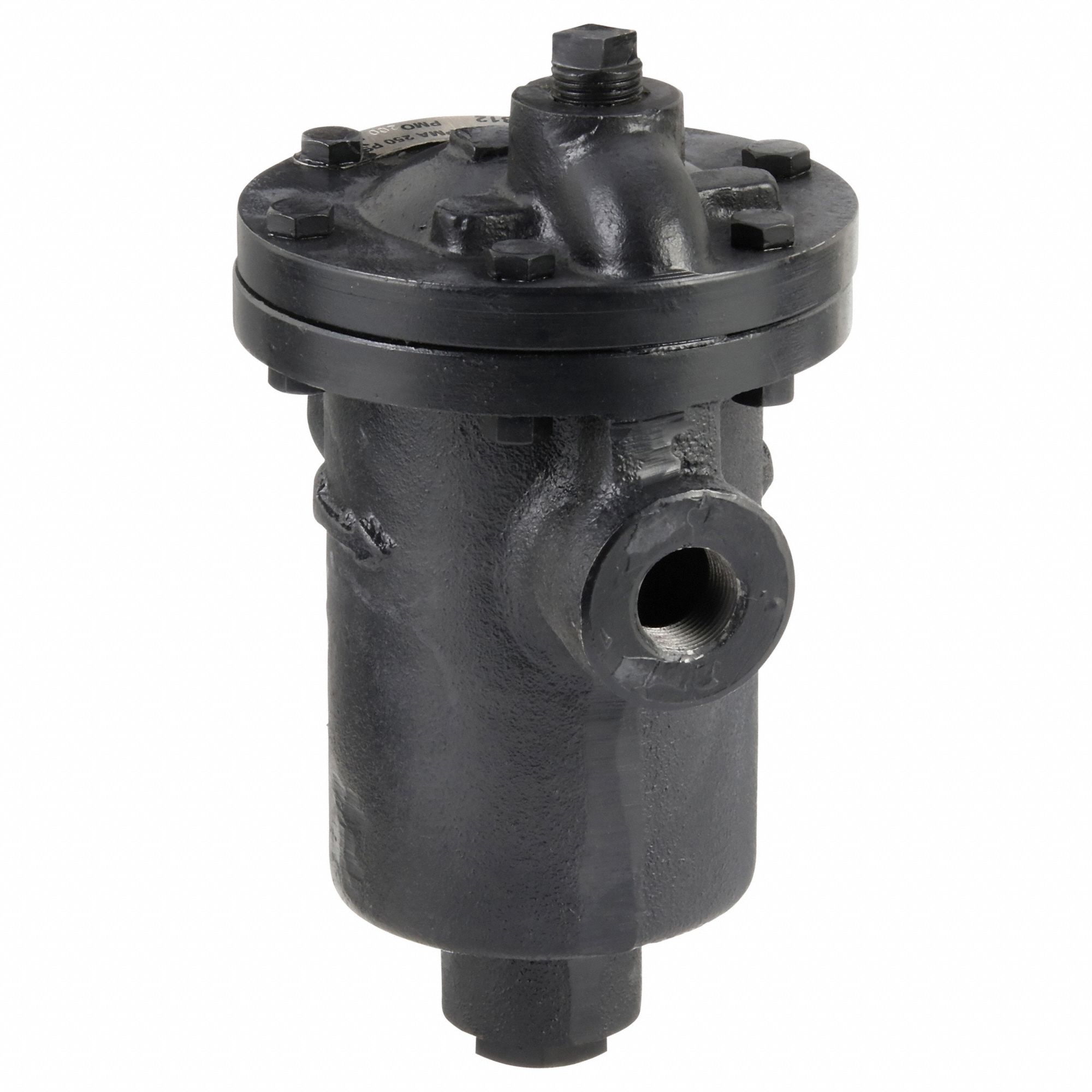 Steam Trap: Cast Iron, 3/4 in FNPT, 1, 605 lb/hr, 25 psi Max., 450°F Max., Strainer Not Included