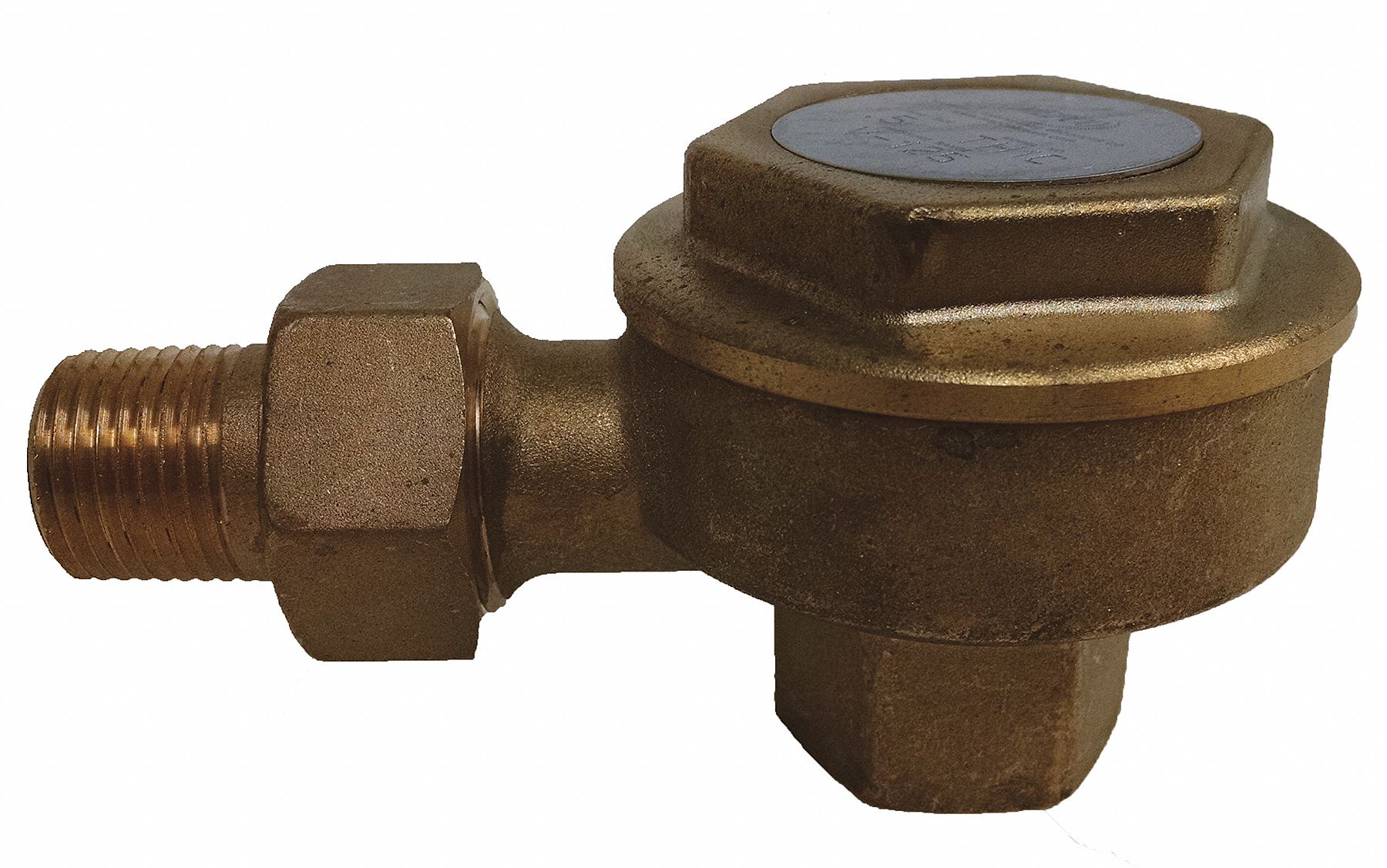 Steam Trap: 1/2 in (F)NPT Connections, 3 1/8 in End to End Lg, 125 psi Max. Op PSI