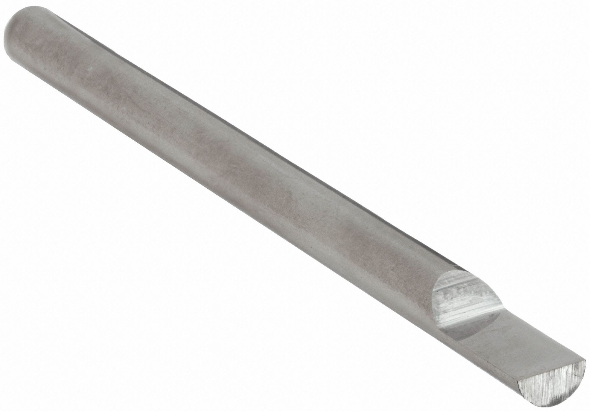 Engraving Blank: Single End, Carbide, 1/2" Dia, 5/8" Split Lg, 4" OAL, 710