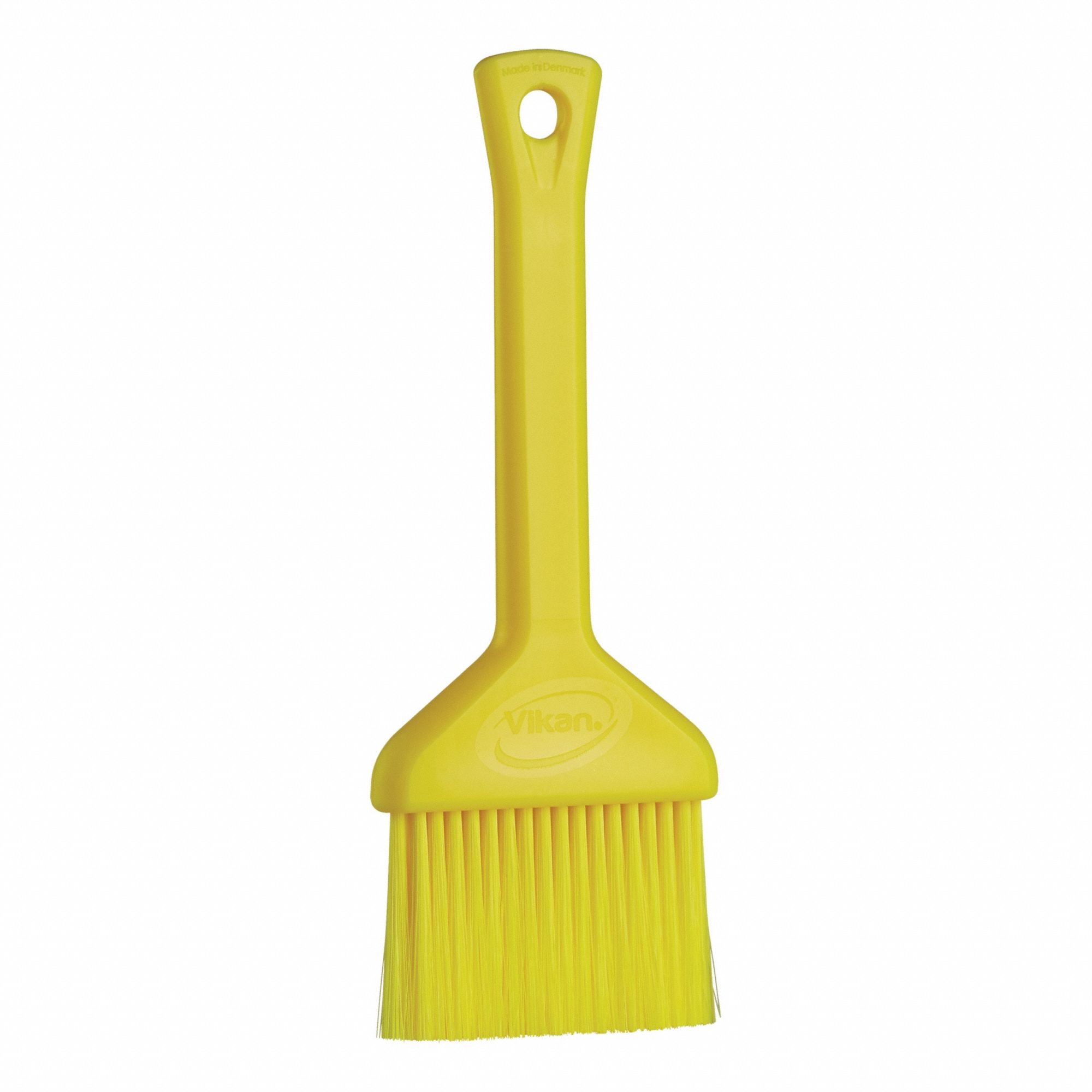 Pastry Brush: Yellow, 2 4/5 in Overall Wd, 7 3/4 in Overall Lg, 199.4°F Cleaning Temp - Max