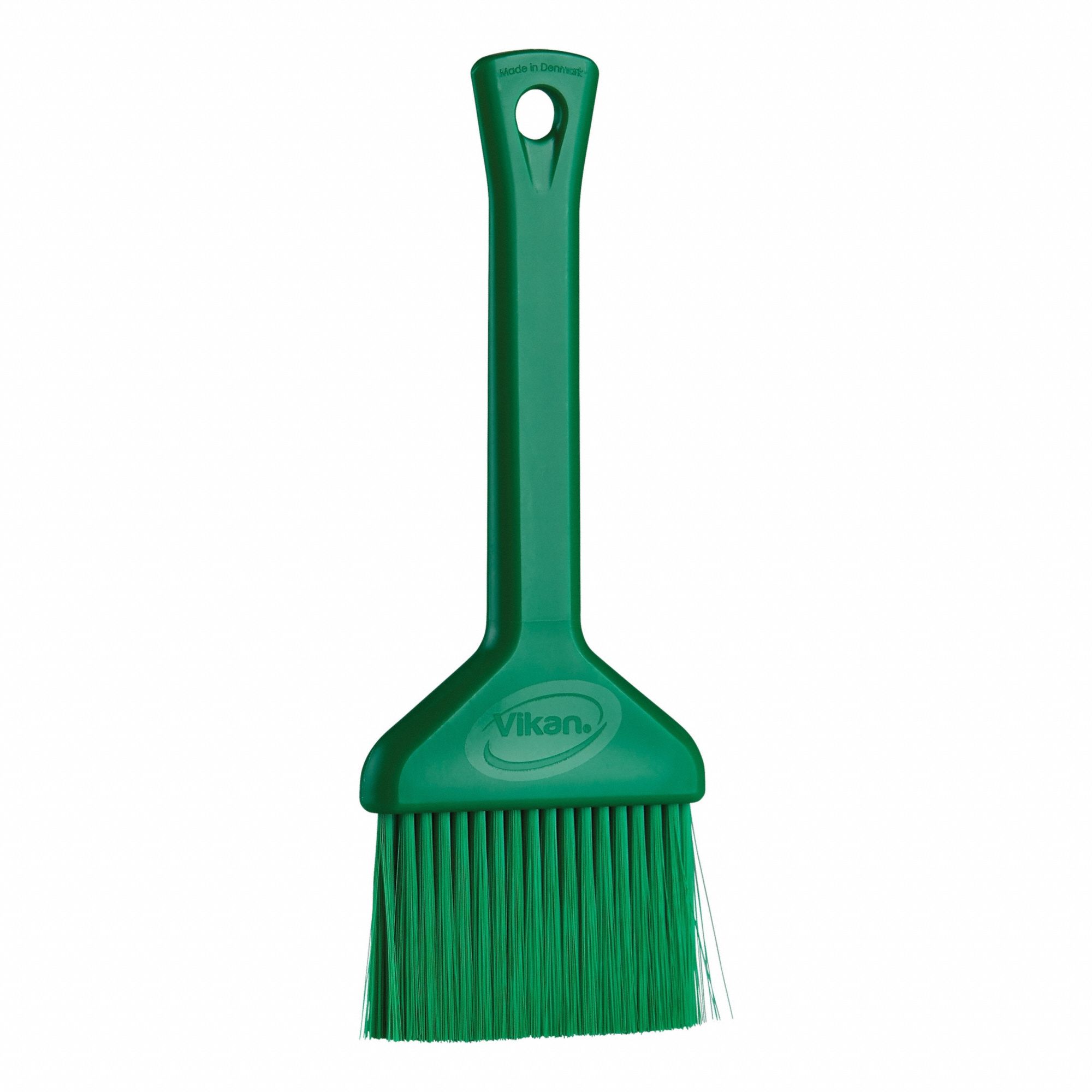 Pastry Brush: Green, 2 4/5 in Overall Wd, 7 3/4 in Overall Lg, 199.4°F Cleaning Temp - Max