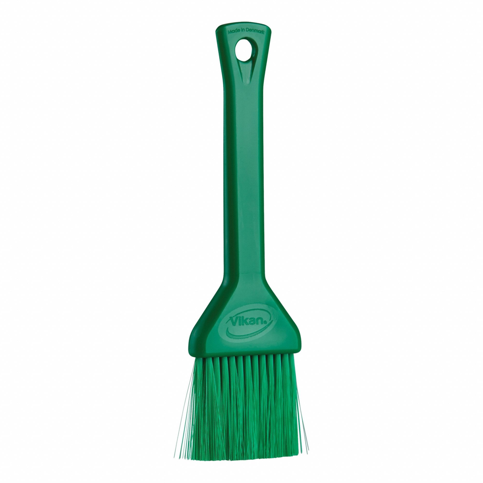 Pastry Brush: Green, 2 in Overall Wd, 7 3/4 in Overall Lg, 199.4°F Cleaning Temp - Max