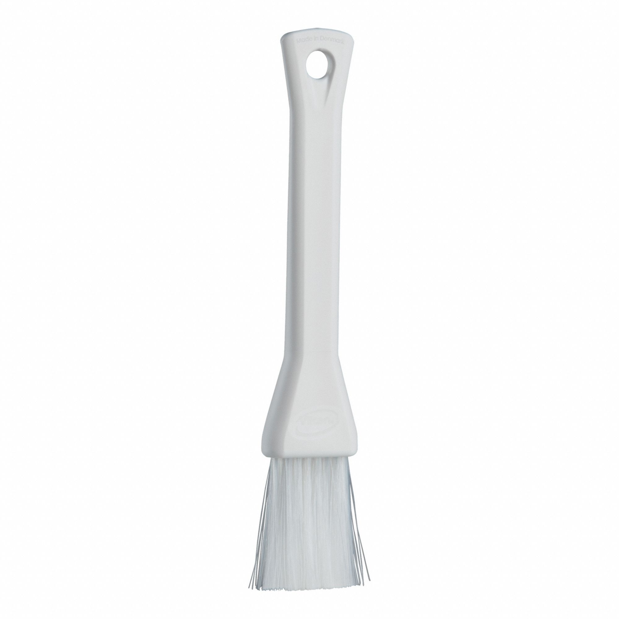 Pastry Brush: White, 1 1/5 in Overall Wd, 7 3/4 in Overall Lg, 199.4°F Cleaning Temp - Max