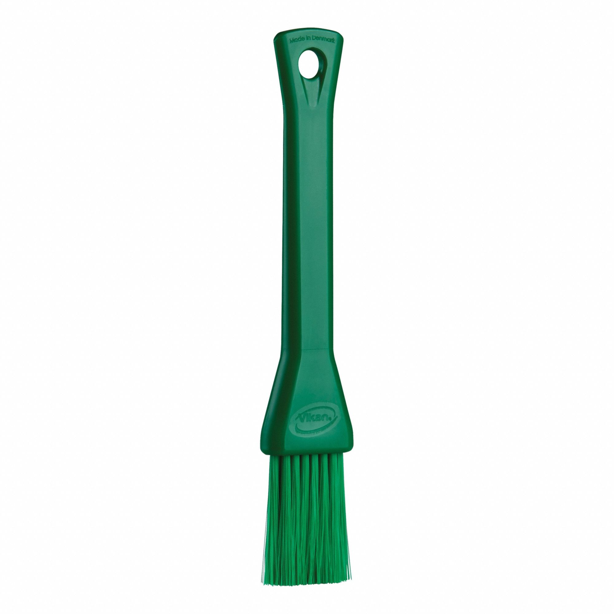 Pastry Brush: Green, 1 1/5 in Overall Wd, 7 3/4 in Overall Lg, 199.4°F Cleaning Temp - Max