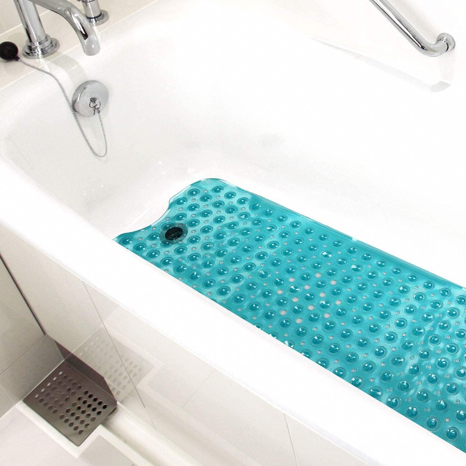 Bath and Shower Mat Green 40 in L