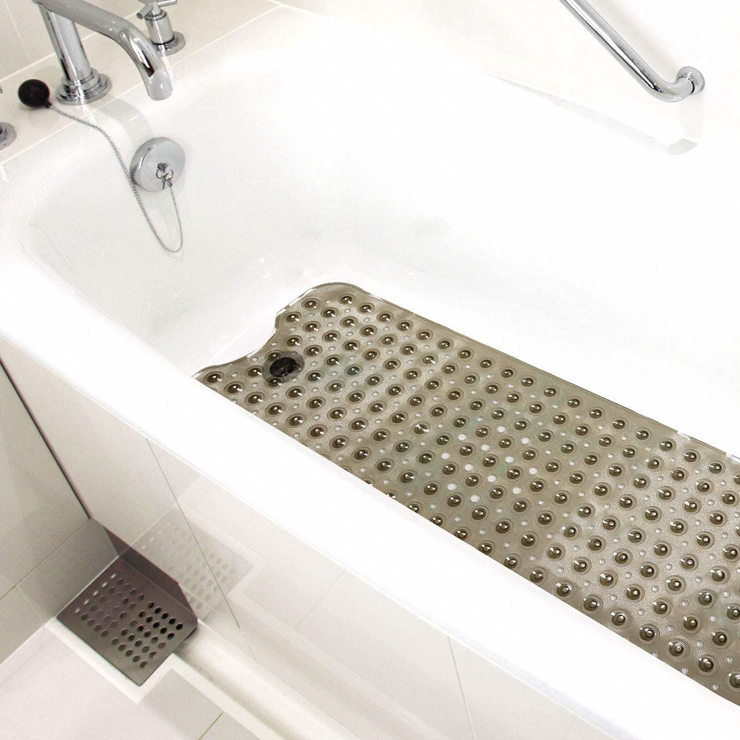 Bath and Shower Mat Black 40 in L