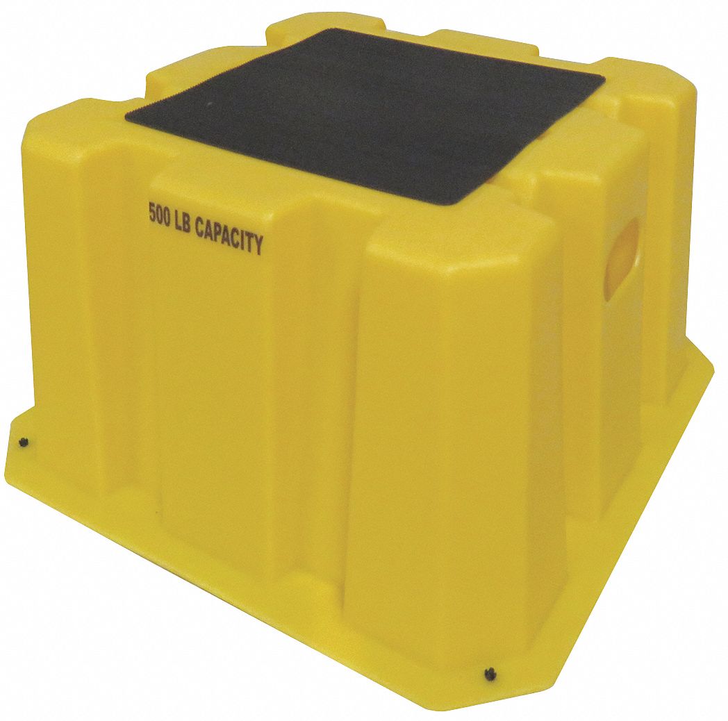 TABOURET-ESCABEAU,14-3/4PO H HT,CAP 500