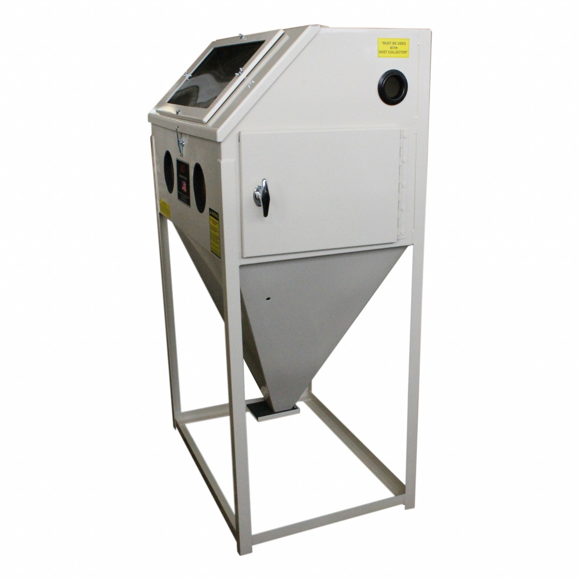 Abrasive Blast Cabinet: Siphon Feed, 36 in W x 24 in D Work Area, 15 cfm