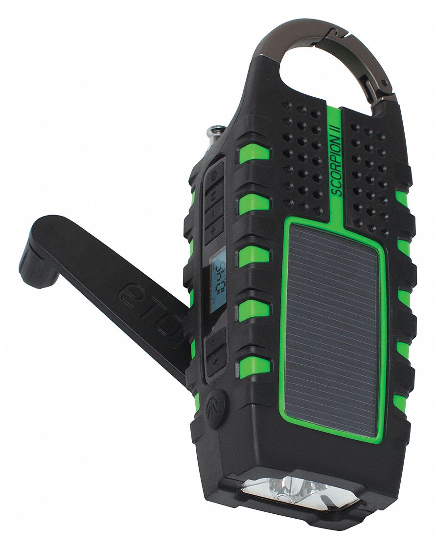Portable Weather Radio Green 6-1/2 L