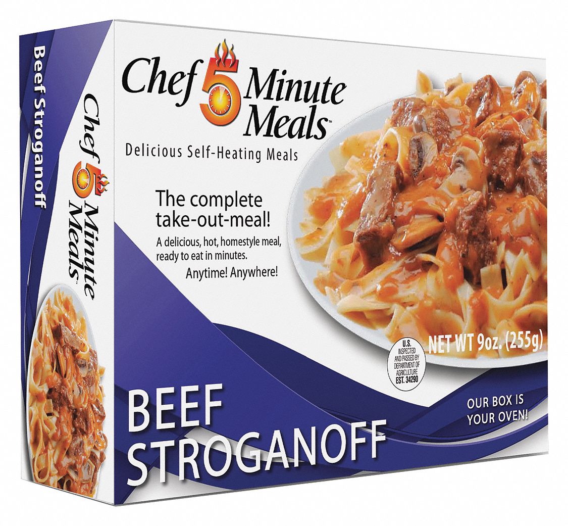 Beef Stroganoff Meal,  Number of Courses 1,  280 Calories per Meal,  1 People Served