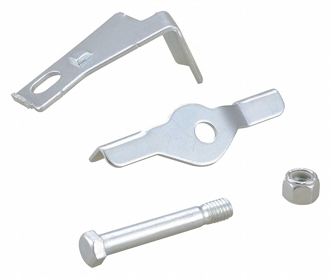 CASTER BRAKE KIT, SIDE PEDAL BRAKE, NO LOCK INCLUDED, FOR 5 IN WHEEL DIAMETER, STEEL