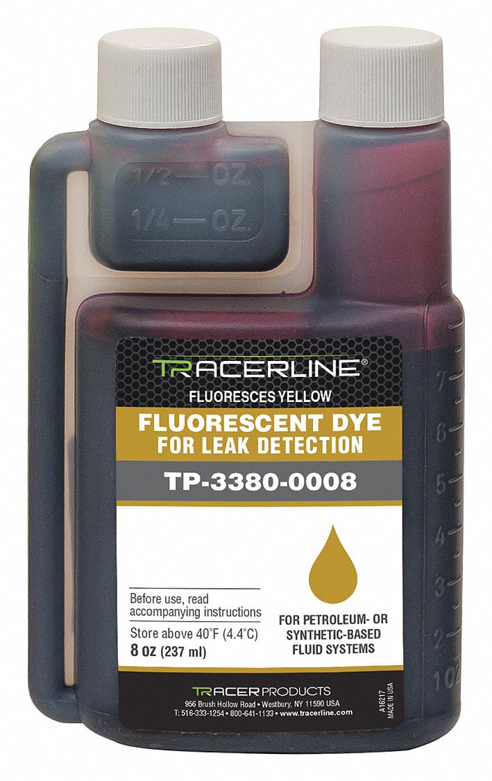 TRACERLINE, 8 oz Capsule Size, OilBased, Fluorescent Leak Detection