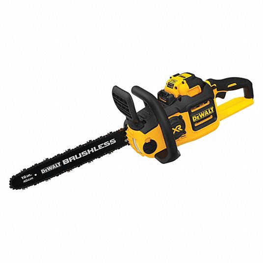 16",  40V,  Battery Powered,  Cordless Chain Saw,  Battery Amperage 7.5Ah
