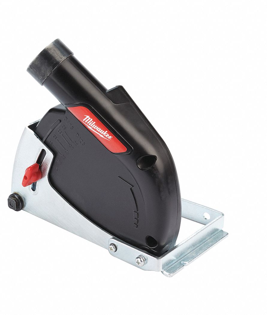 CUTTING DUST SHROUD, 3¾ X 6¾ IN, FOR USE WITH MILWAUKEE 8960-20 DUST EXTRACTOR